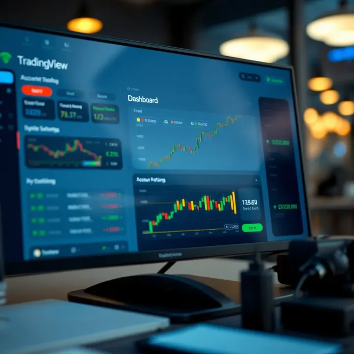 Account Setup for TradingView and Deriv in Kenya Dashboard interface showing setup options for TradingView and Deriv accounts tailored for Kenyan traders