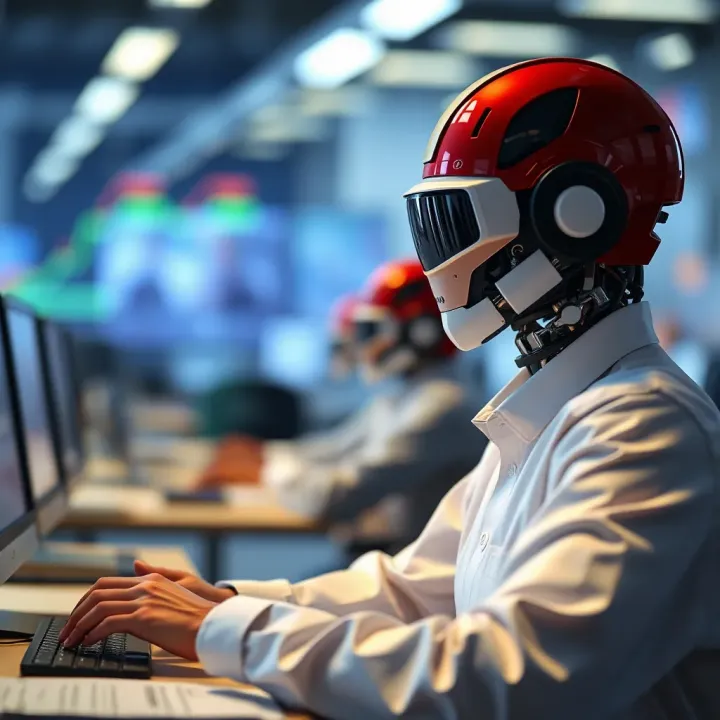 Visual representation of risk management and legal considerations for Kenyan traders using binary bots