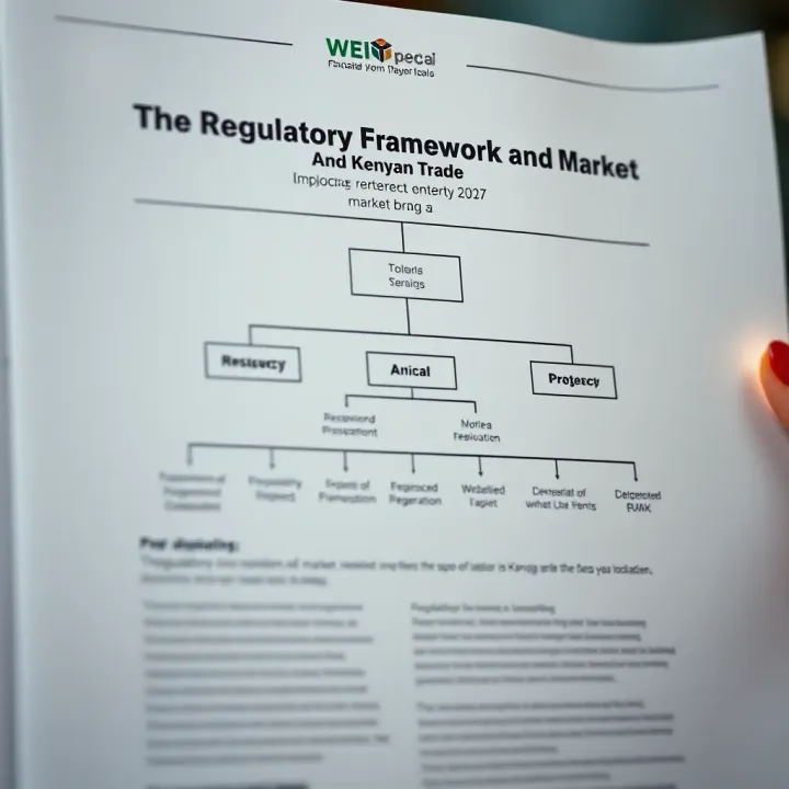 Regulatory Framework and Market Trends in Kenyan Trade Flowchart illustrating regulatory framework and market trends impacting Kenyan scope markets