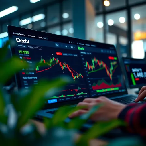 Deriv Platform Integration with TradingView Analytics Integration interface showing Deriv trading platform alongside TradingView analytics