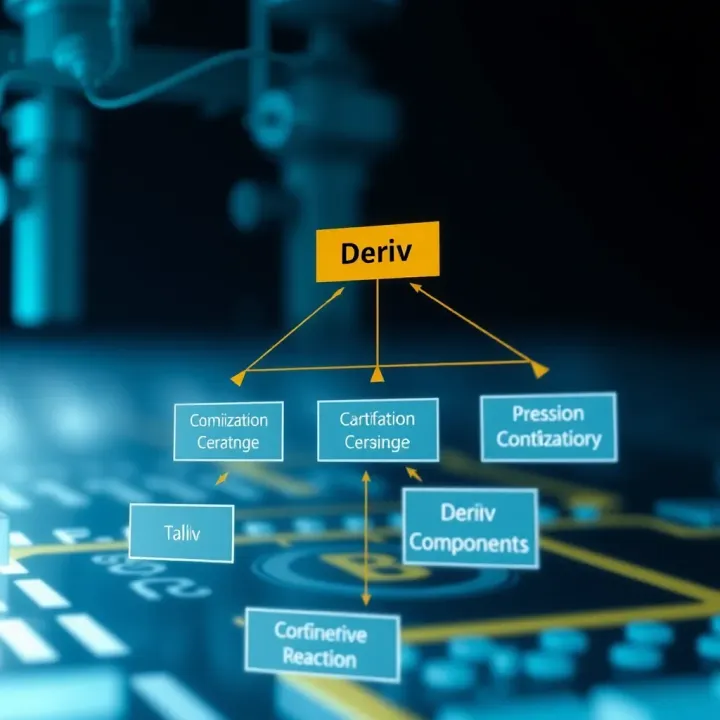 Diagram illustrating the syntax structure and key components of deriv implementation