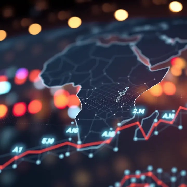 Digital map highlighting Kenya's expanding technology landscape and its influence on app innovation