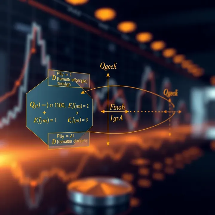 Diagram illustrating the mathematical principles of binary derivatives with digital symbols and equations