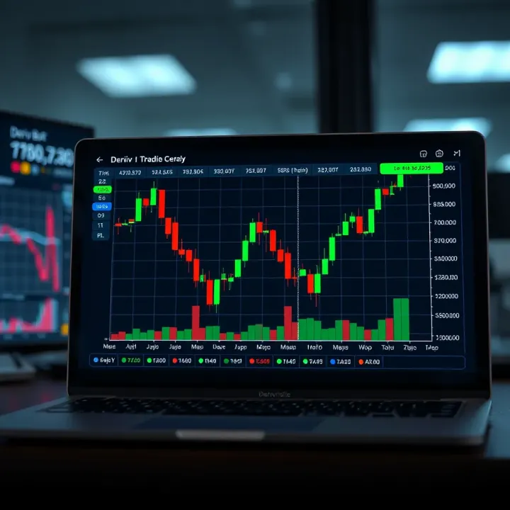 Trading Performance and Risk Management with Deriv Bot in Kenyan Markets Graph showing trading performance improvements using Deriv Bot with risk management tools for Kenyan market