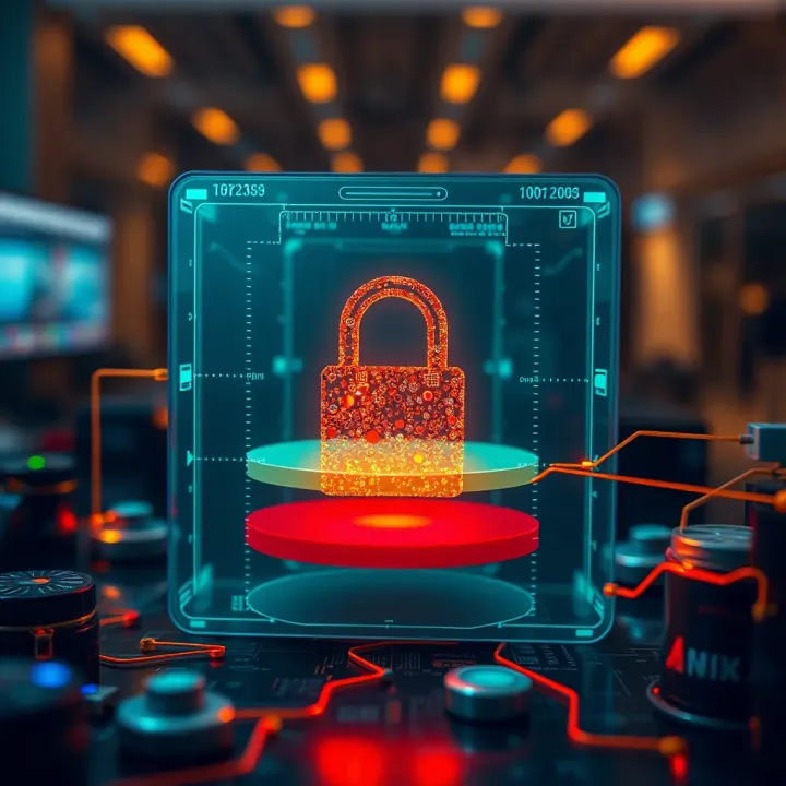 Visualization of security layers and encryption techniques protecting derived login information in digital platforms