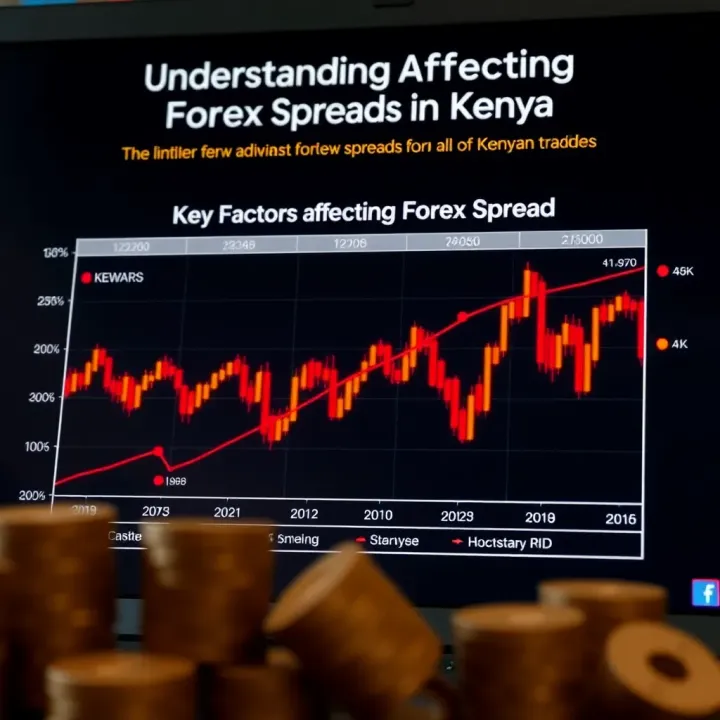 Chart showing factors influencing forex spread variations in the Kenyan market