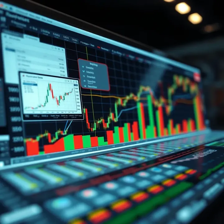 Graph showing different trading platform interfaces for Headway Broker
