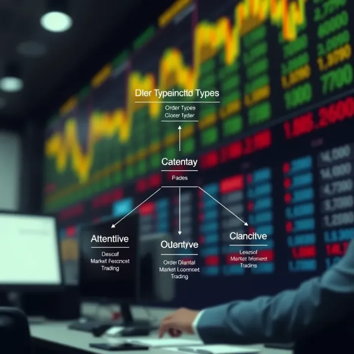 Overview of Order Types and Market Participants in Kenyan Trading Diagram illustrating various order types and market participants in Kenyan stock trading