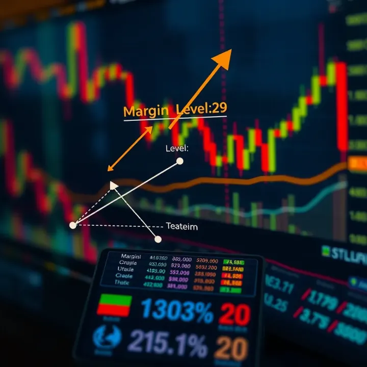 Diagram of margin level calculation and its importance in trading risk management Diagram explaining how margin level is calculated and its role in managing trading risk