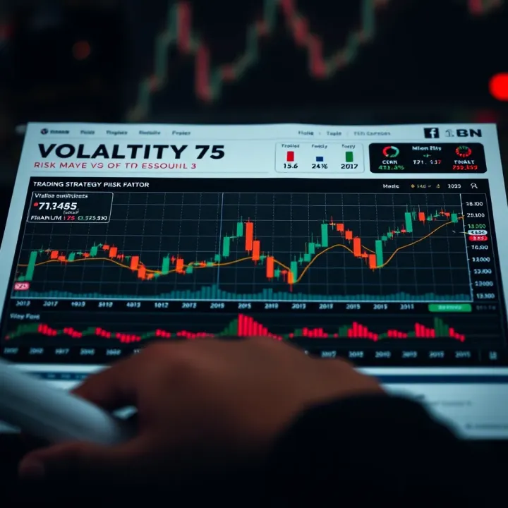 Chart showing trading strategies and risk management in financial markets